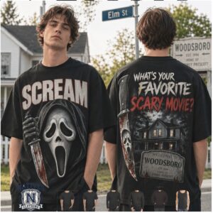 Scream Ghostface Woodsboro Choice Favorite Scary Movie T Shirt