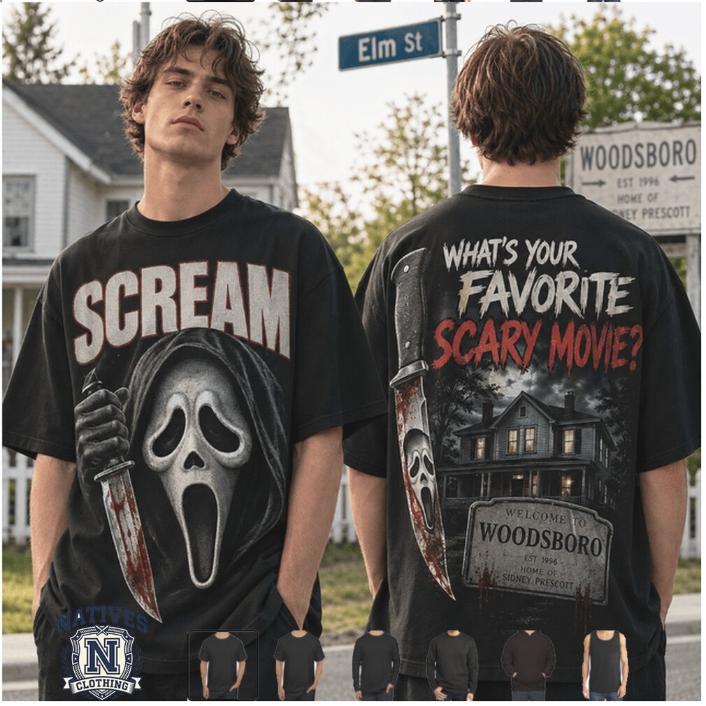 Scream Ghostface Woodsboro Choice Favorite Scary Movie T Shirt Scream Ghostface Woodsboro Choice Favorite Scary Movie T Shirt