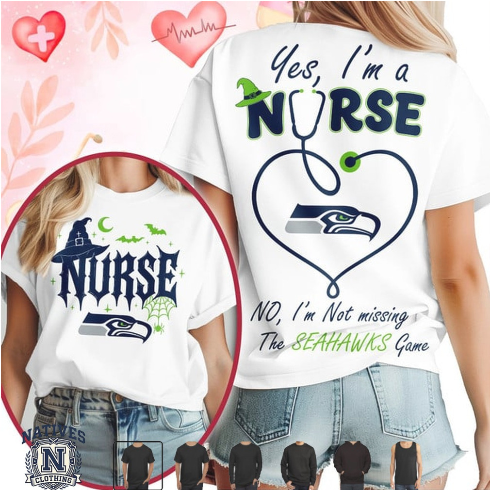 Seattle Football Nurse Halloween Stethoscope Heart T Shirt Seattle Football Nurse Halloween Stethoscope Heart T Shirt