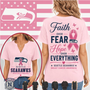 Seattle Seahawks Breast Cancer Awareness Faith T Shirt
