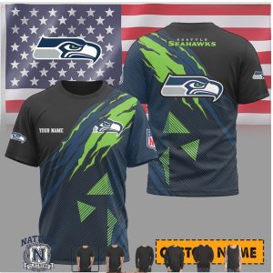 Seattle Seahawks Football Personalized Graphic T Shirt