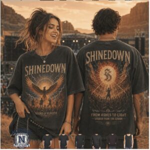 Shinedown Sound of Rebirth Rock Band Concert Tour T Shirt