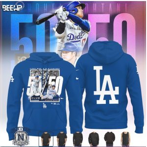 Shohei Ohtani Dodgers 50 50 Club Historical T Shirt