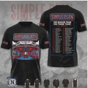 Simple Plan The Bigger Than You Think Tour Shirt