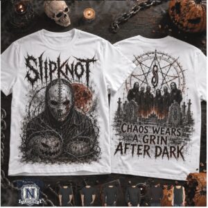 Slipknot Chaos Wears A Grin Halloween Metal Band T Shirt