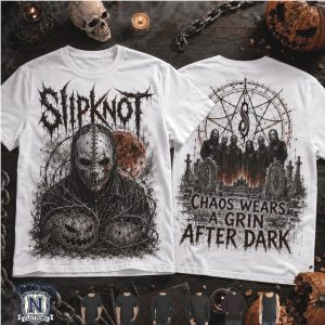 Slipknot Heavy Metal Band Chaos Dark Halloween Concert Graphic T Shirt