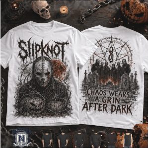 Slipknot Heavy Metal Band Chaos Dark Halloween Concert Graphic T Shirt
