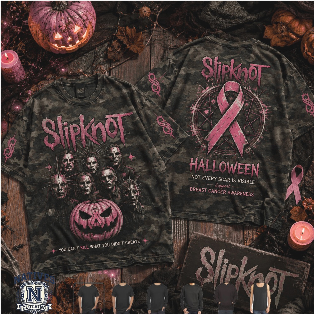 Slipknot Heavy Metal Rock Band Breast Cancer Awareness T Shirt Slipknot Heavy Metal Rock Band Breast Cancer Awareness T Shirt