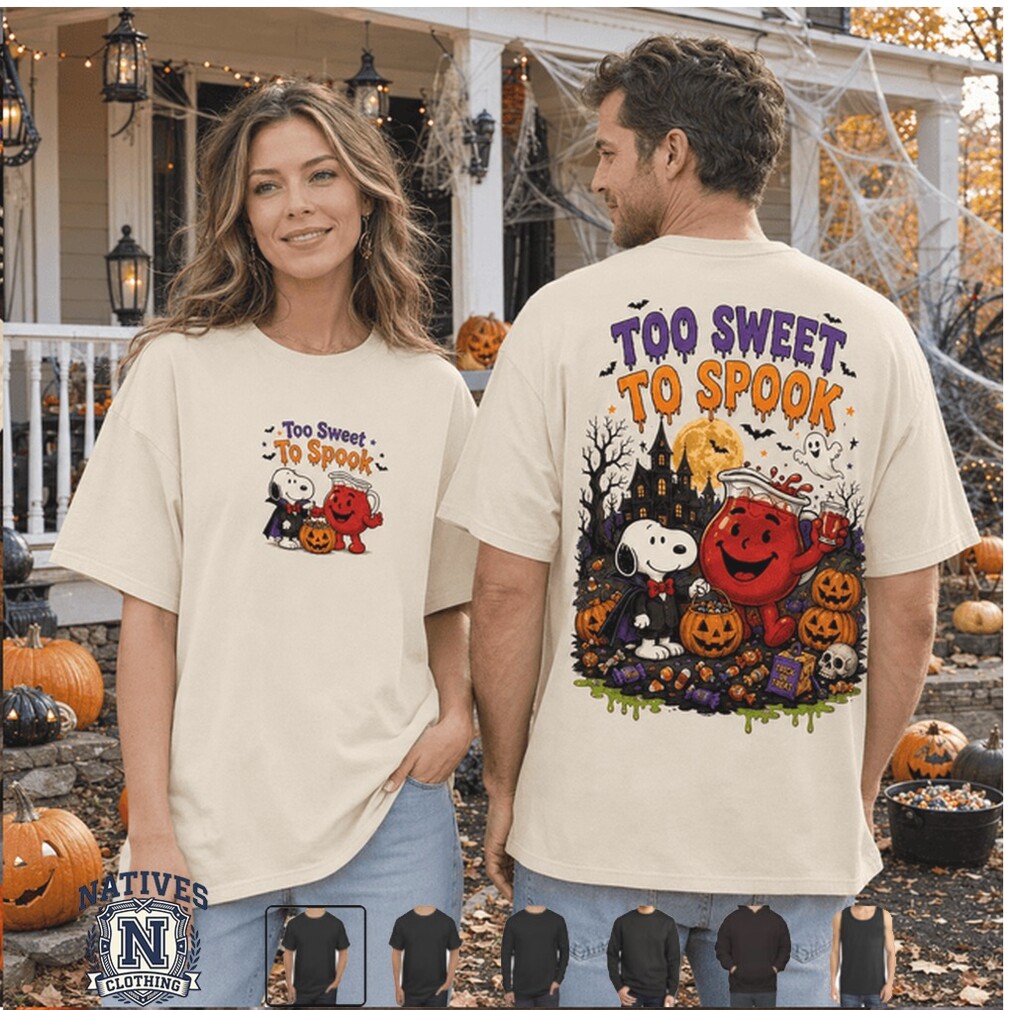 Snoopy And Kool Aid Too Sweet To Spook Halloween T Shirt Snoopy And Kool Aid Too Sweet To Spook Halloween T Shirt