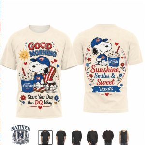Snoopy Dairy Queen Morning Vibes Sunshine Sweet Treats Blizzard T Shirt