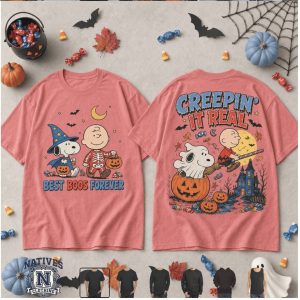 Snoopy Halloween Witch Skeleton Pumpkin Best Boos T Shirt