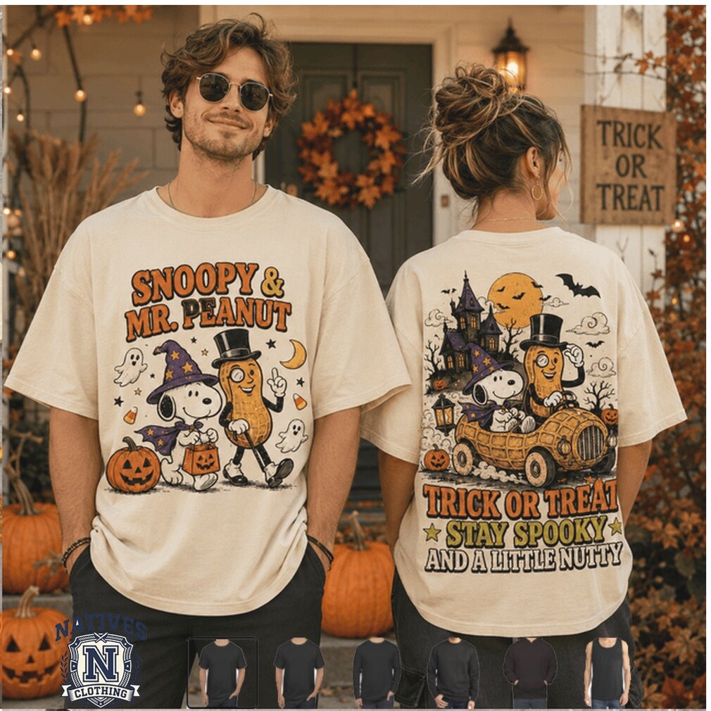 Snoopy Mr Peanut Halloween Trick Or Treat T Shirt Snoopy Mr Peanut Halloween Trick Or Treat T Shirt