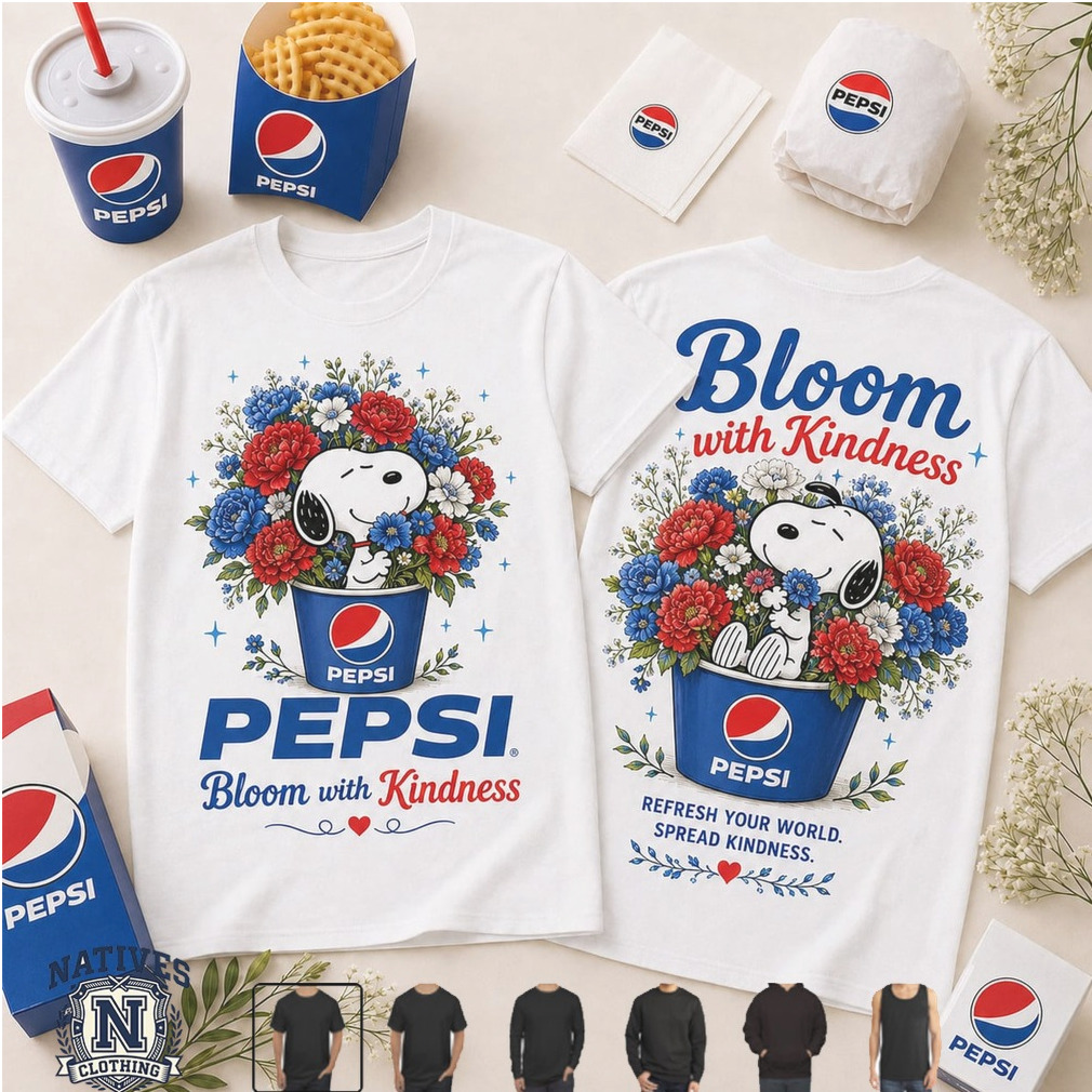 Snoopy Pepsi Refresh World Bloom Kindness T Shirt Snoopy Pepsi Refresh World Bloom Kindness T Shirt