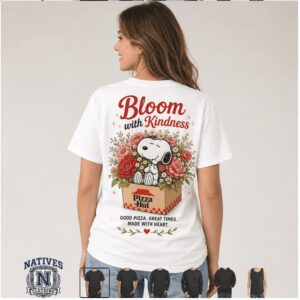 Snoopy Pizza Hut Good Pizza Bloom Kindness T Shirt