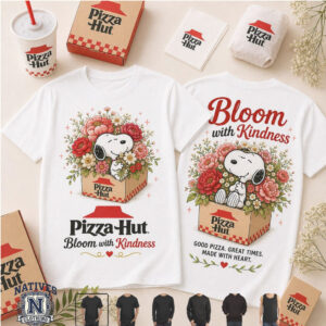 Snoopy Pizza Hut Good Pizza Bloom Kindness T Shirt
