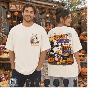 Snoopy Pringles Spooky Snacks And Happy Howls T Shirt