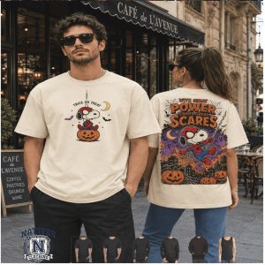 Snoopy Spider Man With Great Power Comes Great Scares Halloween T Shirt