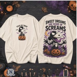 Snoopy Venom Sweet Dreams Are Made Of Screams Halloween T Shirt