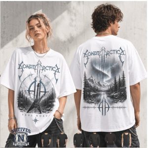 Sonata Arctica True North Heavy Metal Band Graphic T Shirt