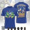 Sonic The Hedgehog 35th Anniversary Movie Style T Shirt Sonic The Hedgehog 35th Anniversary Movie Style T Shirt