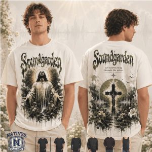 Soundgarden Jesus Cross Let Heaven Sing T Shirt
