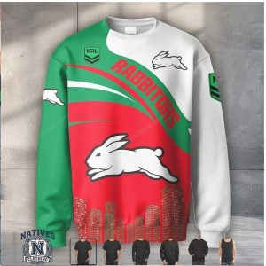 South Sydney Rabbitohs NRL Skyline Graphic Hoodie Shirt
