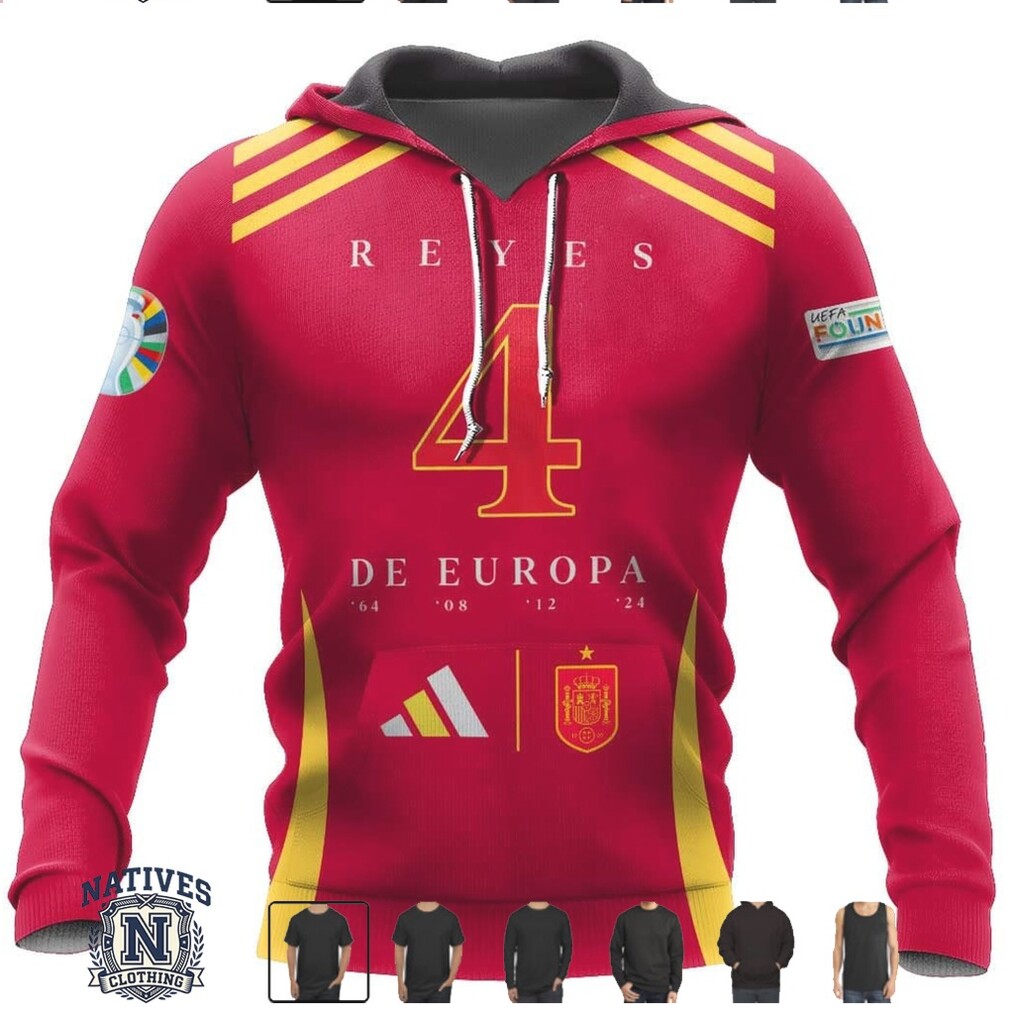 Spain Football Team Champions Years Soccer T Shirt Spain Football Team Champions Years Soccer T Shirt