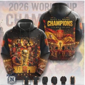 Spain La Roja 2026 World Cup Champions Team Roster T Shirt
