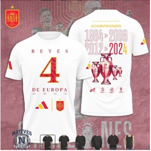 Spain National Soccer Team Champions Trophy T Shirt