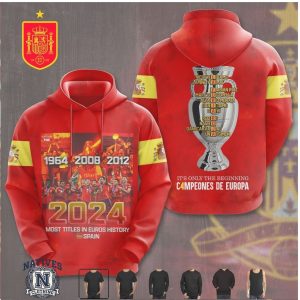 Spain National Team Euro History Champions T Shirt