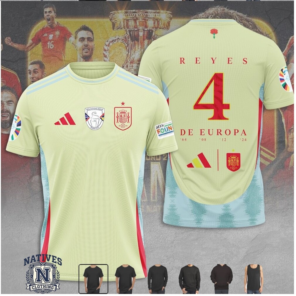 Spain Soccer Team Reyes De Europa T Shirt Spain Soccer Team Reyes De Europa T Shirt