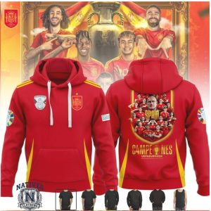 Spain UEFA Euro 2024 Champions Soccer Team Red T Shirt