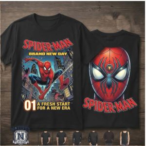 Spider Man Brand New Day Fresh Start Era T Shirt