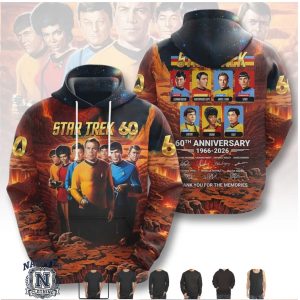 Star Trek 60th Anniversary 1966 2026 Crew Graphic Hoodie