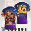 Star Trek 60th Anniversary Retro Cast Portrait T Shirt Star Trek 60th Anniversary Retro Cast Portrait T Shirt