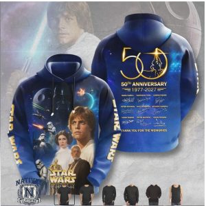 Star Wars 50th Anniversary 1977 2027 A New Hope Signature T Shirt