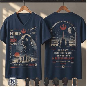 Star Wars Darth Vader Force Midterm Election Graphic T Shirt