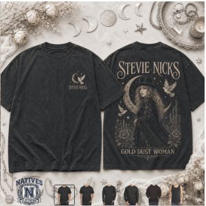 Stevie Nicks Gold Dust Woman Vintage Crescent Moon Music T Shirt