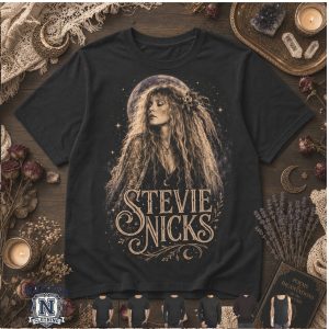Stevie Nicks Music Fan Jam Song Jars Vintage Rock Band T Shirt