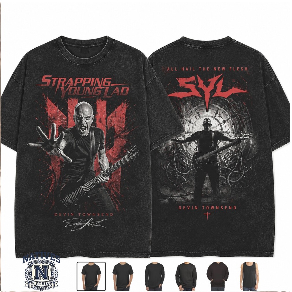 Strapping Young Lad All Hail The New Flesh Devin Townsend T Shirt Strapping Young Lad All Hail The New Flesh Devin Townsend T Shirt