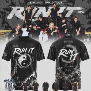 Stray Kids World Tour Run It Seoul Yin Yang T Shirt