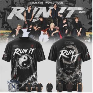 Stray Kids World Tour Run It Seoul Yin Yang T Shirt