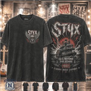 Styx Band Sail Beyond The Stars Riverboat Classic Rock T Shirt