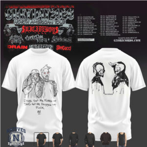 Suicideboys Tour Graphic Band Merch White T Shirt