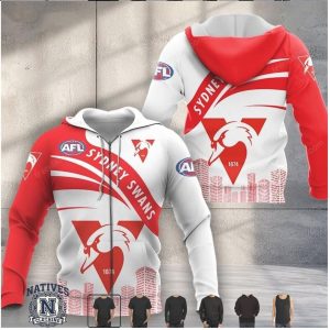 Sydney Swans AFL City Skyline Sports Apparel