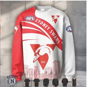 Sydney Swans AFL City Skyline Sports Apparel