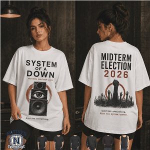 System Of A Down Midterm Election 2026 Metal Rock Speaker Eye T Shirt
