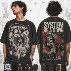 System Of A Down Nu Metal Vintage Megaphone Band T Shirt