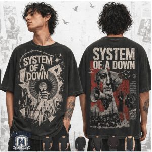 System Of A Down Nu Metal Vintage Megaphone Band T Shirt