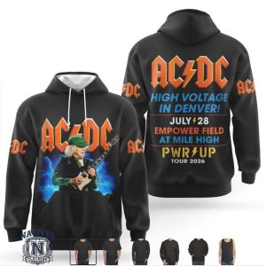 AC DC Denver Empower Field Pwr Up Tour Rock Sweater